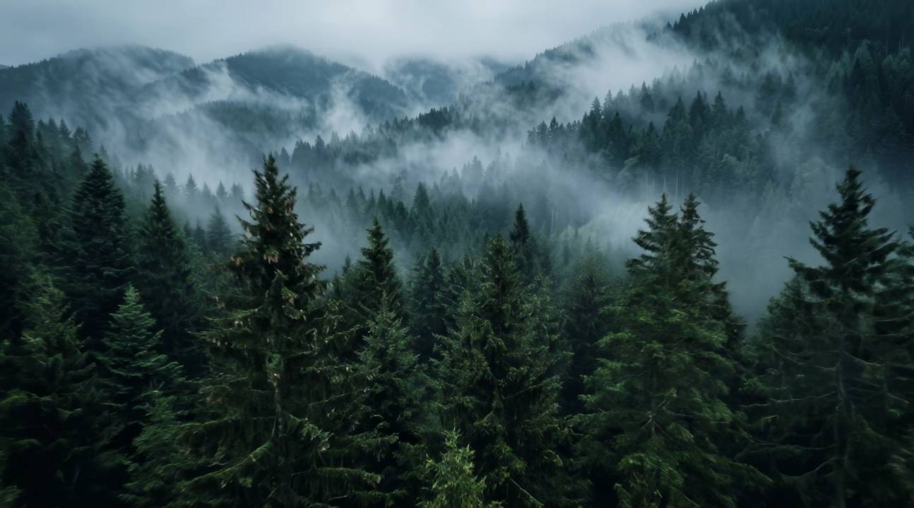 Дом с деревянной наружной отделкой у леса